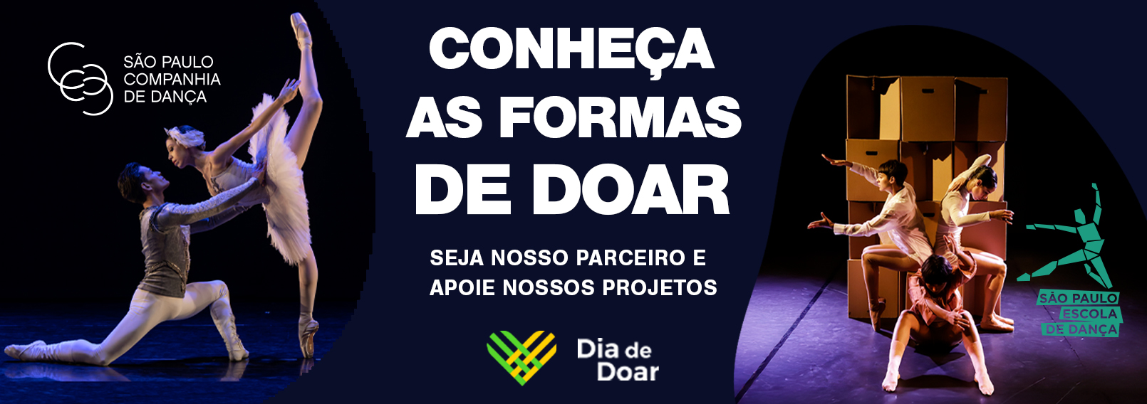 Conheça as fotmas de doar - Dia de Doar